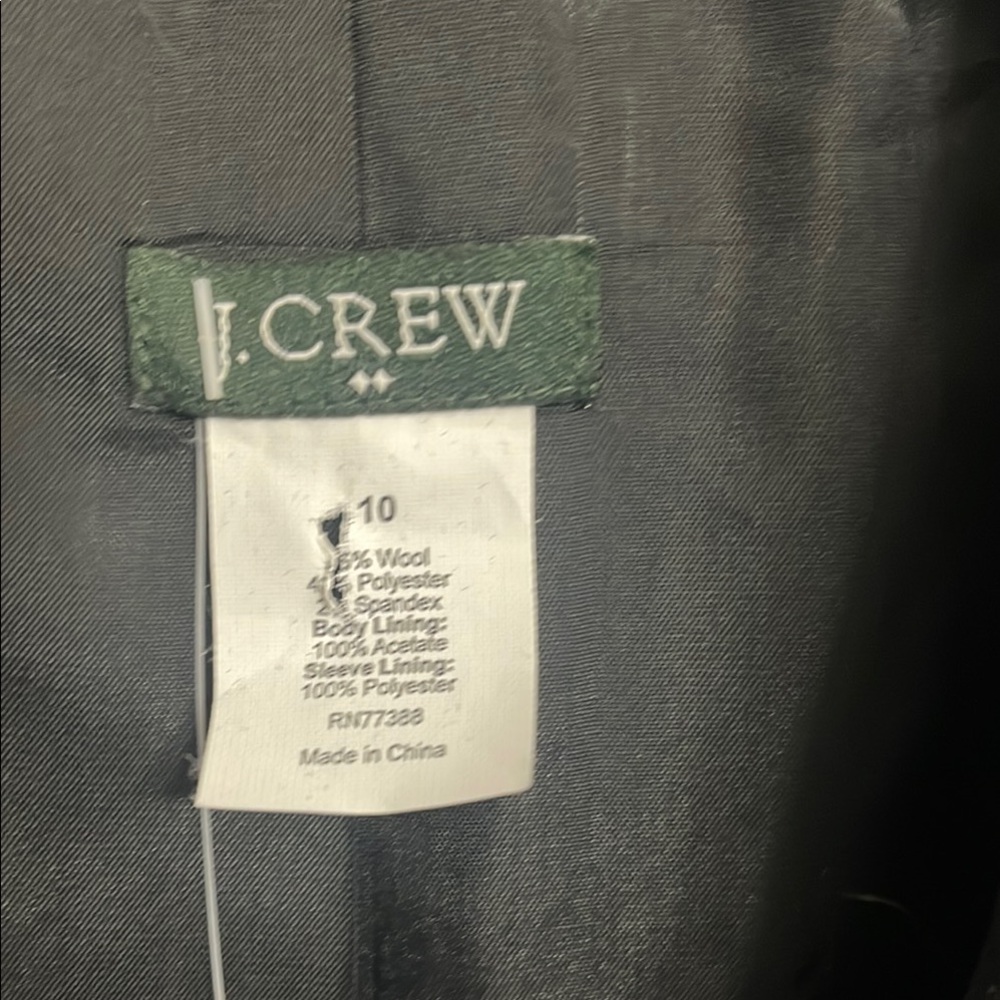 NWT, J.Crew Black Blazer - Picture 2 of 7